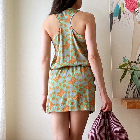 Abstract Print racer back silky mini - Picture 4 of 9